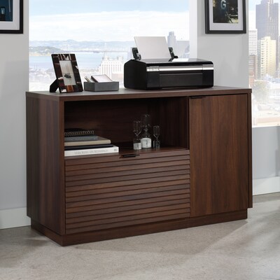 Sauder Palo Alto File Cabinet, Letter/Legal Size, 29H x 46W x 19D, Spiced Mahogany (427825)