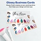 Avery Clean Edge Business Cards, 2" x 3 1/2", Glossy White, 200 Per Pack (8859)