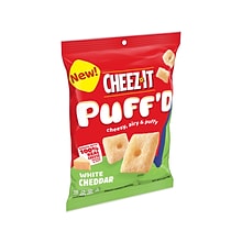 Cheez-It Puffd Snack Crackers, White Cheddar, 3 Oz., 6/Carton (2410000024)