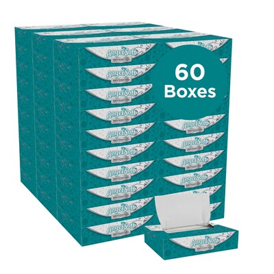 Angel Soft Professional Series Standard Facial Tissue, 2-Ply, 50 Sheets/Box, 60/Carton (48550)