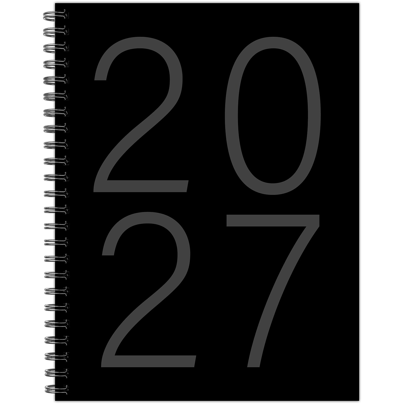 2027 Willow Creek 6.5 x 8.5 Calendar Year Weekly & Monthly Standard Planner, Black (66096)