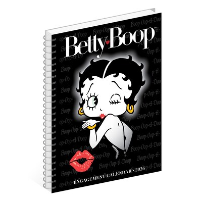 2026 Willow Creek Betty Boop 6.5" x 8.5" Daily & Monthly Personal Organizer (54581)