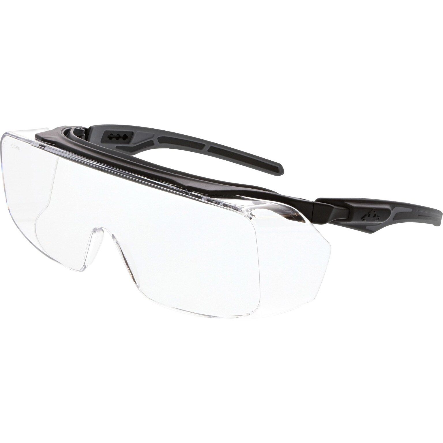 MCR Safety Klondike OTG Anti-Fog Safety Glasses, Over the Glasses, Clear Lens (OG210PF)