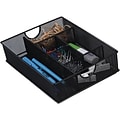 Quill Brand® Drawer Organizer, Black Mesh (799351534)