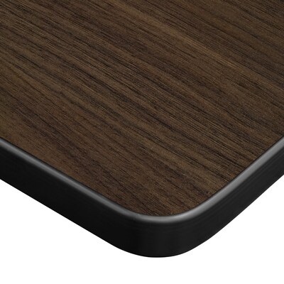 Regency Kobe Flip-Top Training Nesting Table w/ Modesty Panel, 72" x 24", Neo Walnut (MKFTM7224NW)