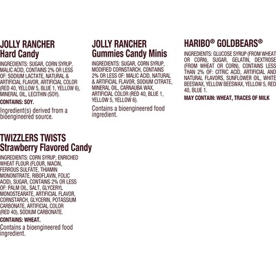 Hershey's Haribo, Jolly Rancher & Twizzlers Assorted Fruit Flavored Candy Party Pack, 31.4 oz. (34000462872)