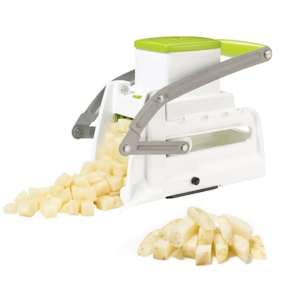 Starfrit Pro Multiuse Fry Cutter, White & Green (092919-002-0000)