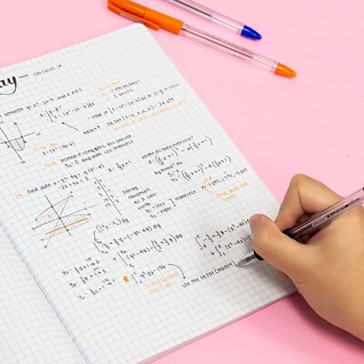 Bazic 1-Subject Composition Notebooks, Quad-Ruled, 100 Sheets, Multicolor, 6/Bundle (BAZ5052-6)