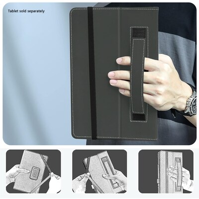 SaharaCase Venture Series Bi-Fold Folio Case for Lenovo Tab M11, Black (TB00454)