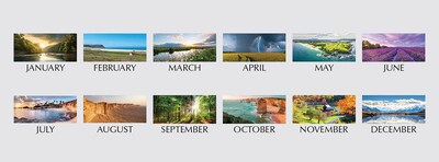 2026 House of Doolittle Earthscapes Scenic 12 x 16.5 Monthly Wall Calendar (378-26)