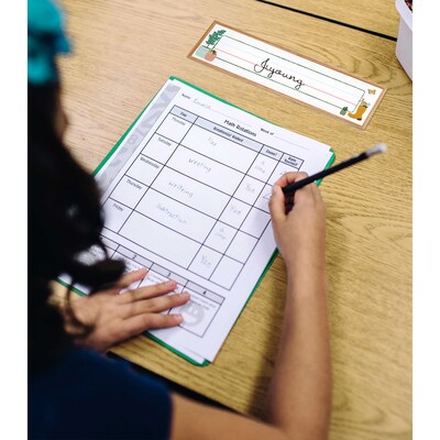 Carson Dellosa Education Grow Together School School Name Plates, 9-1/2" x 3", 36/Pack, 6 Packs/Bundle (CD-122154-6)