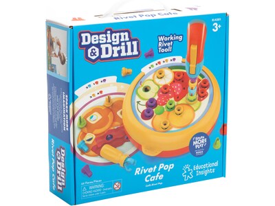 Educational Insights Design & Drill Rivet Pop Cafe Designer Set (4301)