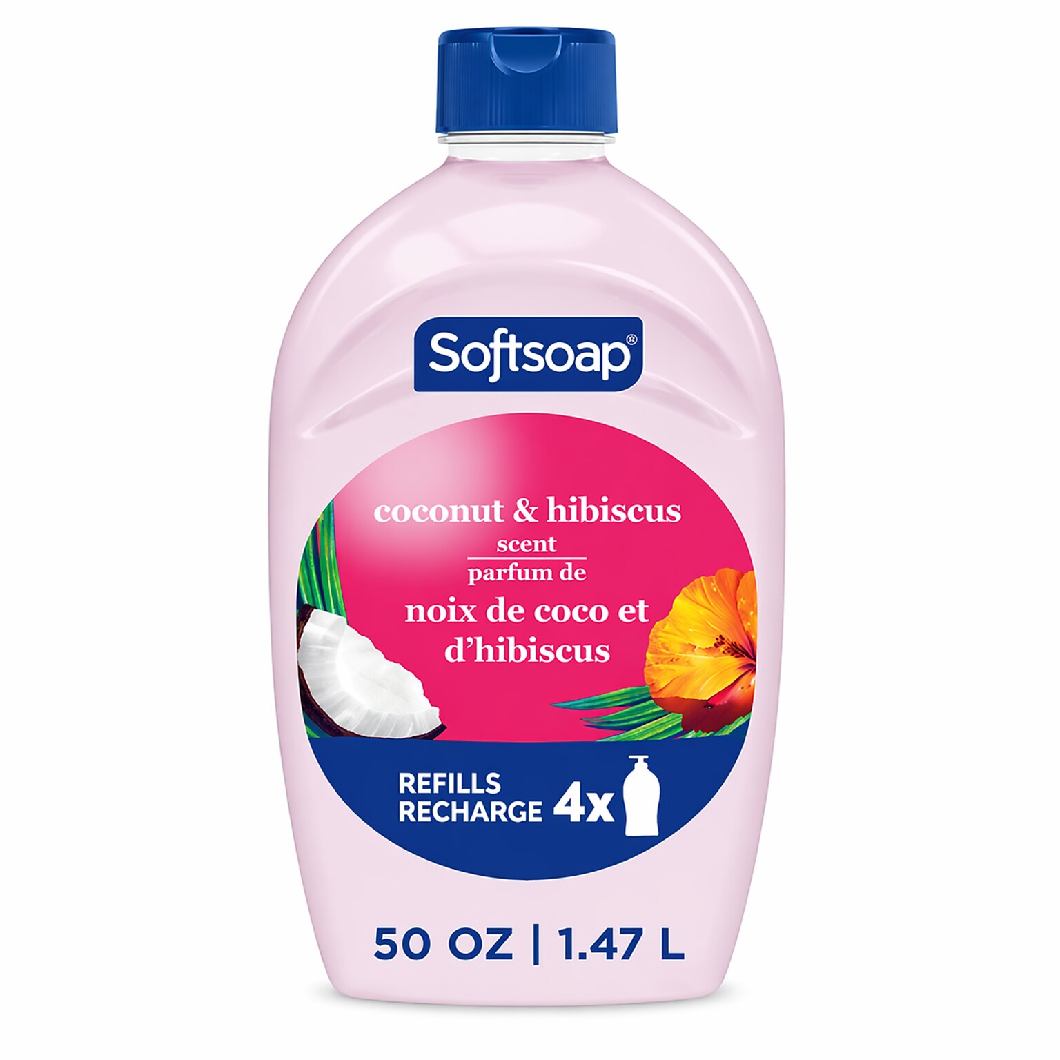 Softsoap Moisturizing Liquid Hand Soap Refill, Coconut and Hibiscus Scent, 50 oz. (61049619)