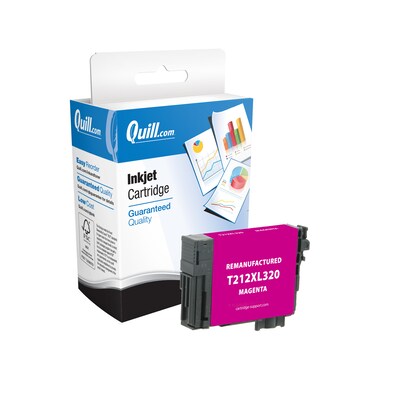 Quill Brand® Remanufactured Magenta High Capacity Inkjet Cartridge Replacement for Epson T212XL (T21