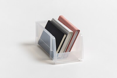 Iris Medium Modular Stacking Storage Box, Clear (200528)