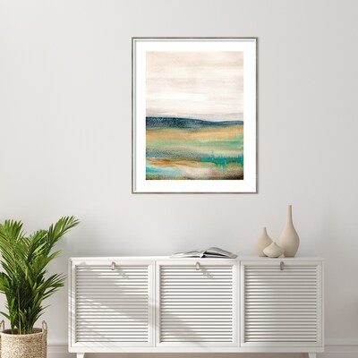 Amanti Art Foggy Mountain by Xizhou Xie Wood Framed Wall Art Print, 33" x 41" (A42677450023)
