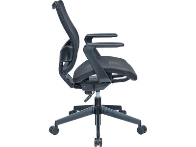 RAYNOR GROUP Sharper Image Ergonomic Mesh Swivel Task Chair, Black (SI-100-BLK)