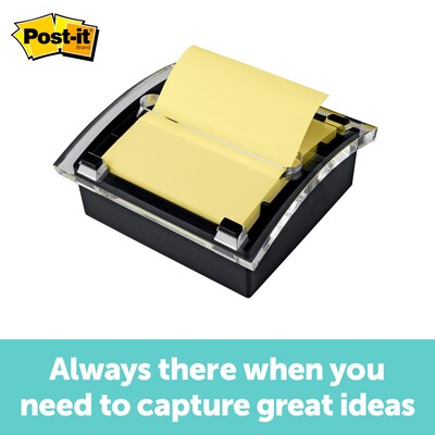 Post-it Pop Up Sticky Notes, 3 x 3 in., 12 Pads, 100 Sheets/Pad, Canary Yellow, The Original Post-it Note