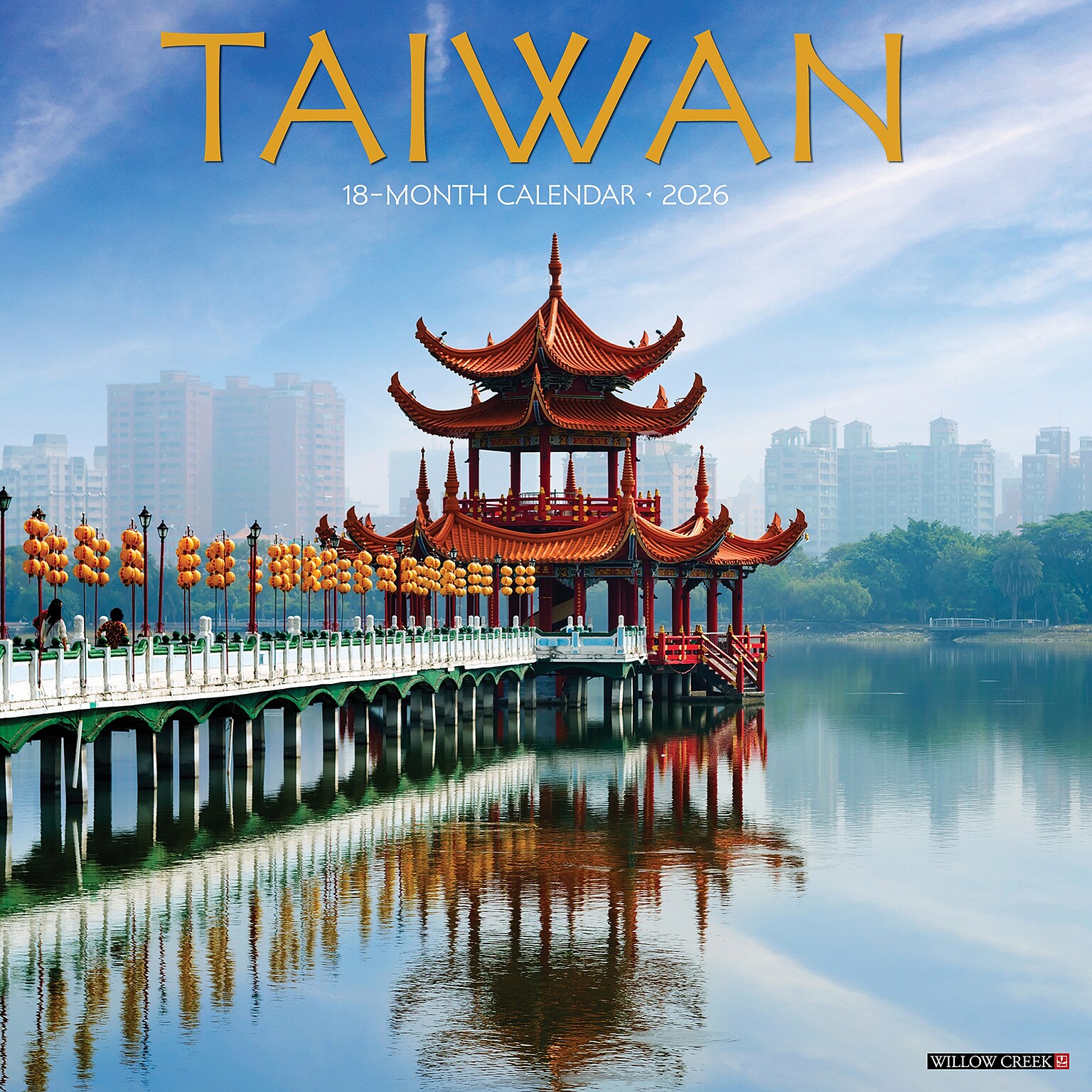 2025 Willow Creek Taiwan 12 x 12 Monthly Wall Calendar (56172)