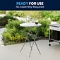 Flash Furniture Elon Folding Table, 31.25" x 31.25", Granite White (DADYCZ80R2BAR)