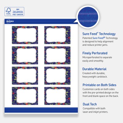 Avery  3" Blank Price & Merchandise Tags, White, 80/Carton (S00-FHY-PRMWT10)