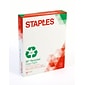 Staples 30% Recycled 8.5" x 11" Copy Paper, 20 lbs., 92 Brightness, 500/Ream (112350/1542)