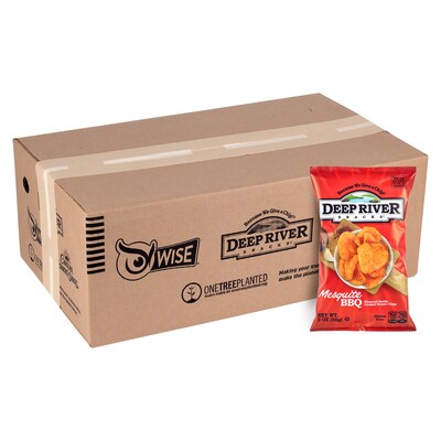 Deep River Snacks Gluten Free Mesquite BBQ Kettle Cooked Potato Chips, 2 oz., 24/Box (220-02562)