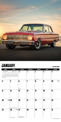 2026 Willow Creek American Muscle Cars 12" x 12" Monthly Wall Calendar (49822X)