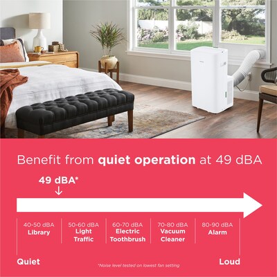 Frigidaire 115-Volt 14000 BTU (10000 BTU DOE) Portable Air Conditioner, WiFi Enabled, White (FHPC142AA1)