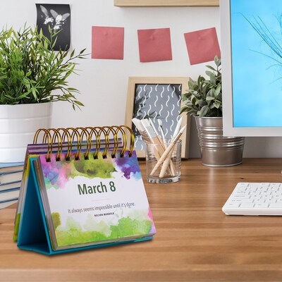 2026 Global Printed Products Watercolors 6" x 6" Day-to-Day Calendar (GPP-0044)