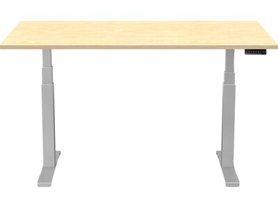 Fellowes Cambio 24.75-50.25H Adjustable Standing Desk, Maple (9788601)