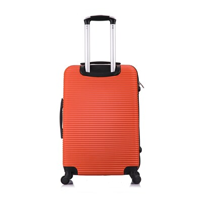 InUSA Royal 2-Piece Hardside Spinner Luggage Set, TSA Checkpoint Friendly, Orange (IUROY0SM-ORG)