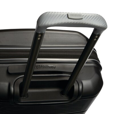 American Tourister Stratum 2.0 22" Hardside Carry-On Suitcase, 4-Wheeled Spinner, Jet Black  (142348-1465)