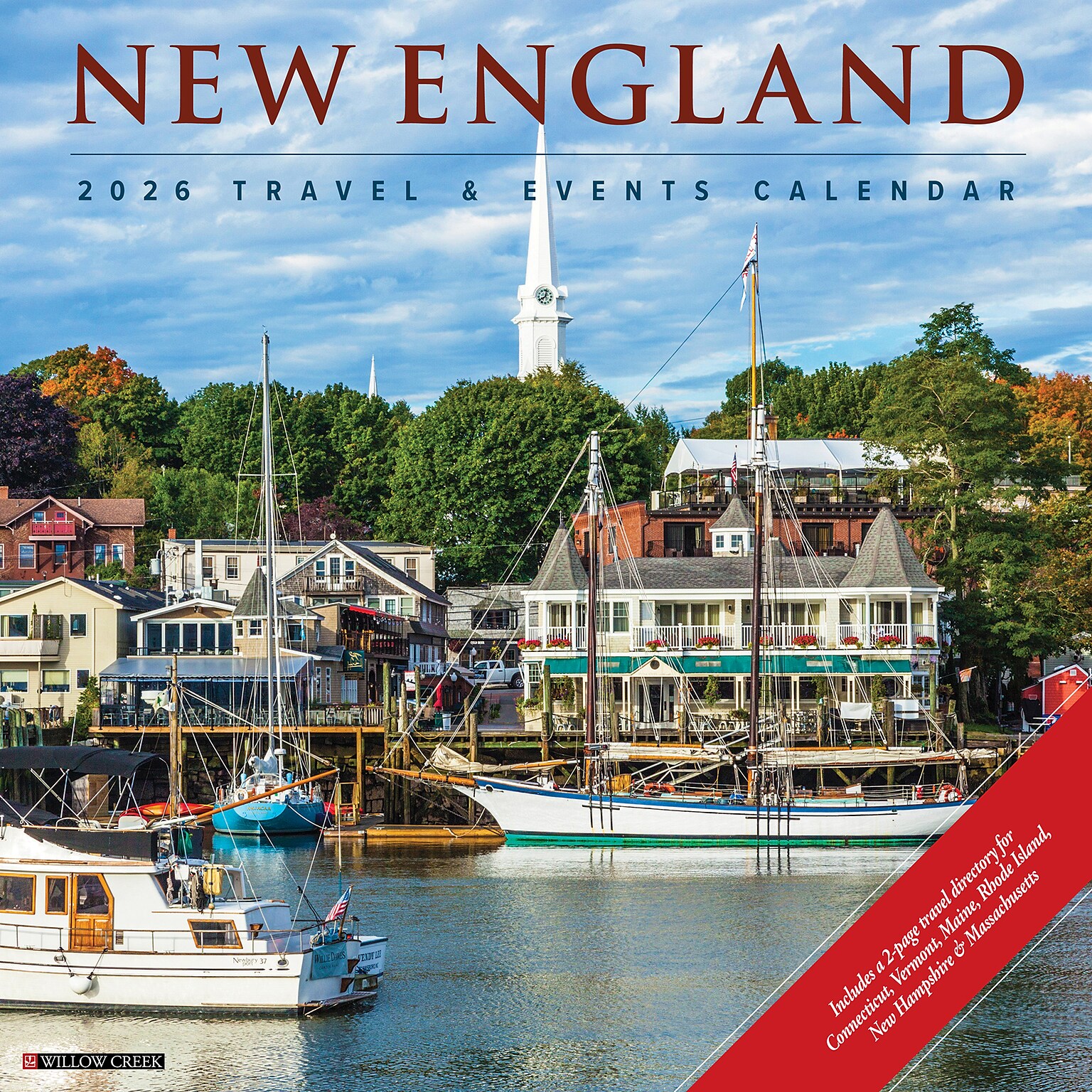 2026 Willow Creek New England 12 x 12 Monthly Wall Calendar (52150)
