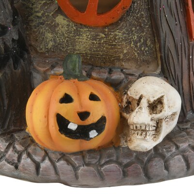 National Tree Company 7" Black Hat Haunted House with LED Light (PG11-FJ80678-1)