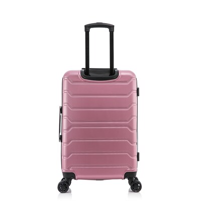 InUSA Trend 24" Hardside Suitcase, 4-Wheeled Spinner, TSA Checkpoint Friendly, Rose Gold (IUTRE00M-ROS)