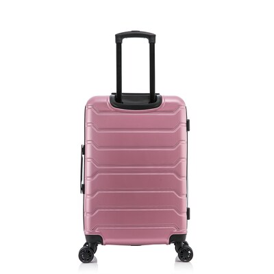 InUSA Trend 27.52" Hardside Suitcase, 4-Wheeled Spinner, Rose Gold (IUTRE00M-ROS)