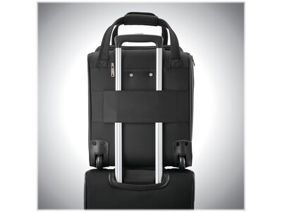 Samsonite Ascella X Polyester Carry-On Luggage, Black (131985-1041)