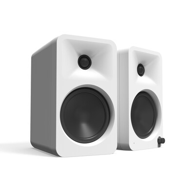 Kanto ORA4 140W Bluetooth Reference Speakers, White, Pair (ORA4MW)