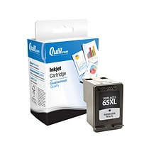 Quill Brand® Remanufactured Black High Yield Inkjet Cartridge  Replacement for HP 65XL (N9K04AN) (Li