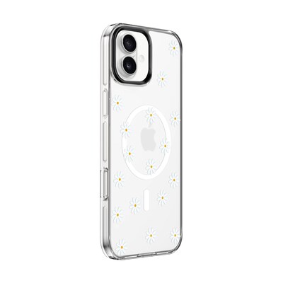 SaharaCase Inspire MagSafe Phone Case with Magnetic Backs for iPhone 16, Shock Absorbing, Floral (CP00638)
