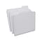 Staples Reinforced File Folders, 1/3-Cut Tab, Letter Size, White, 100/Box (ST508986-CC)