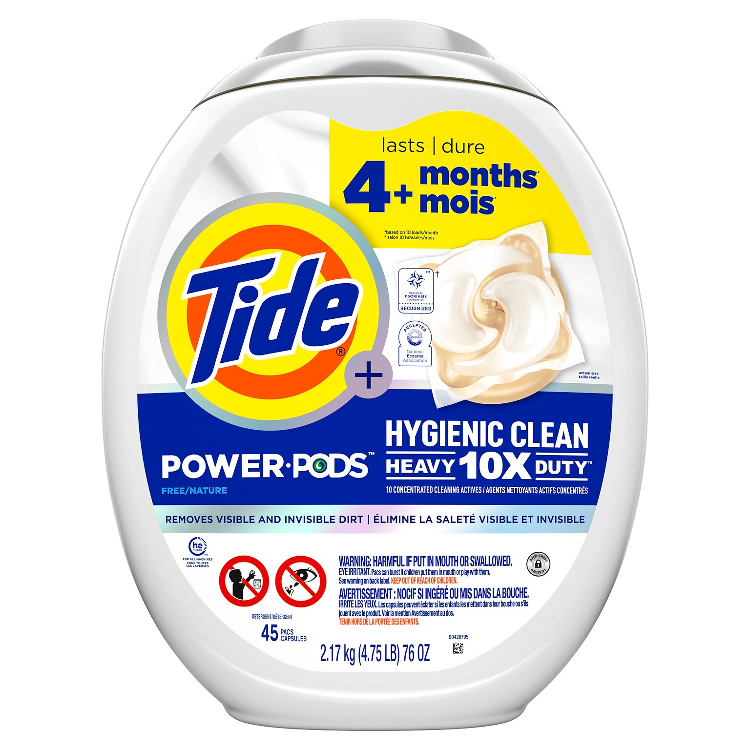 Tide Power PODS Laundry Detergent Capsules, 45 Capsules (3077209494)