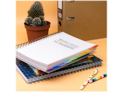 Pukka Pad 11-Subject Notebook, Ruled, 200 Sheets, Multicolor (9603-PB)