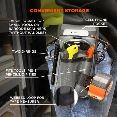 Arsenal 5569 Tool Pouch with Device Holster – Belt Clip, (13669)