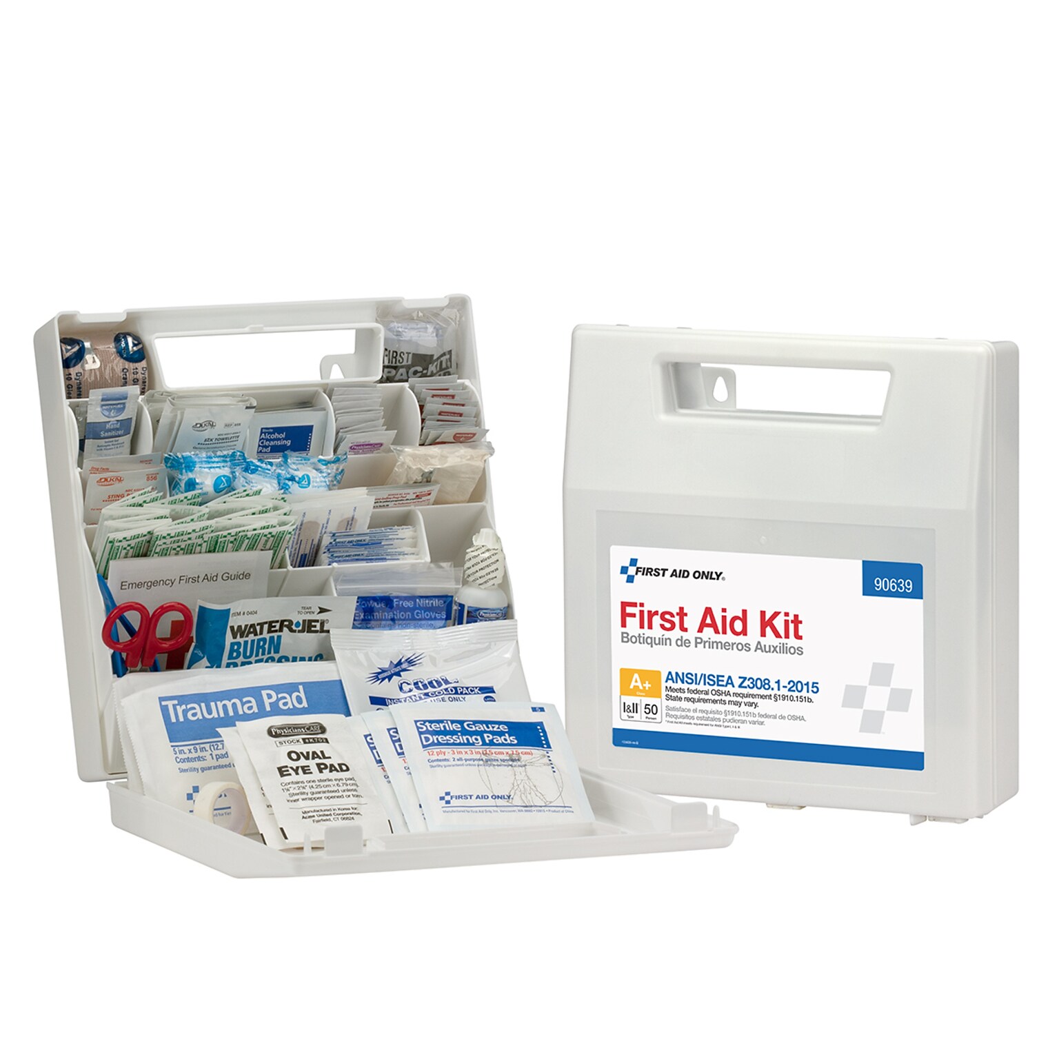 First Aid Only First Aid Kits, 183 Pieces, White (90639)