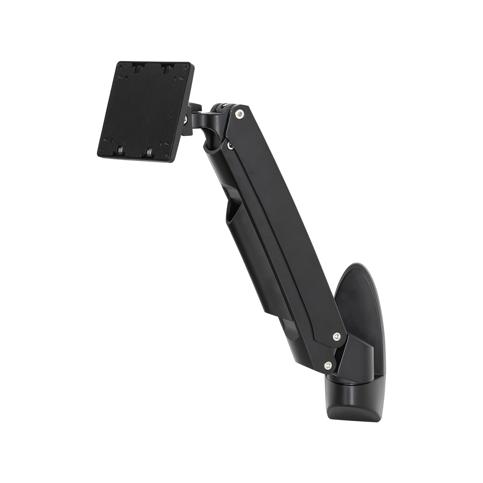 Amer Heavy Duty Curved Monitor Wall Mount Arm, Up to 49 Monitor, Black (AMR1UW)
