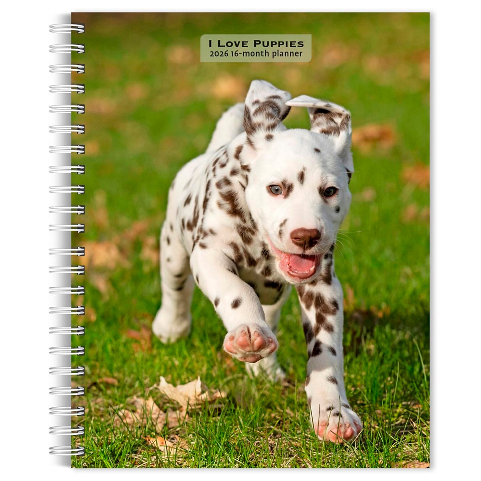 2026 BrownTrout I Love Puppies 6.5 x 7.75 Weekly Planner (9798330705269)
