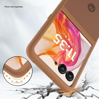 SaharaCase Venture Series Phone Case for Motorola Razr Ultra, Shock Absorbing, Sand Orange (CP00852)