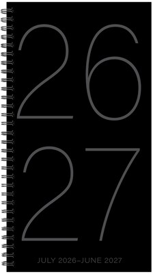 2026-2027 Willow Creek 3.5 x 6.5 Academic Weekly & Monthly Planner, Black (64597)